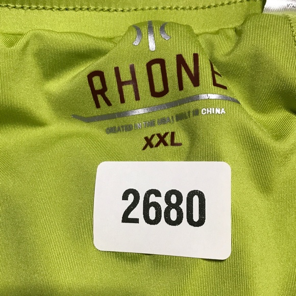 Rhone Active Shorts Mens XXL Lined 5" Workout Run Gym Blue Stretch Polyester 2XL - Picture 12 of 12